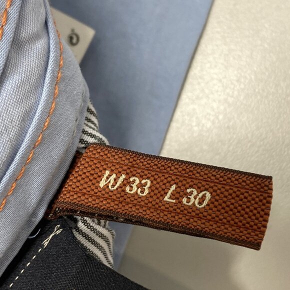 34 Heritage Men’s Jeans Sky Twill Blue 33/30 – Courage Straight Leg Mid-Rise - Picture 7 of 12